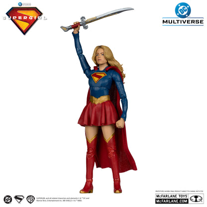 McFarlane Toys Supergirl Movie Supergirl And Puppy Krypto Deluxe Theatrical Edition