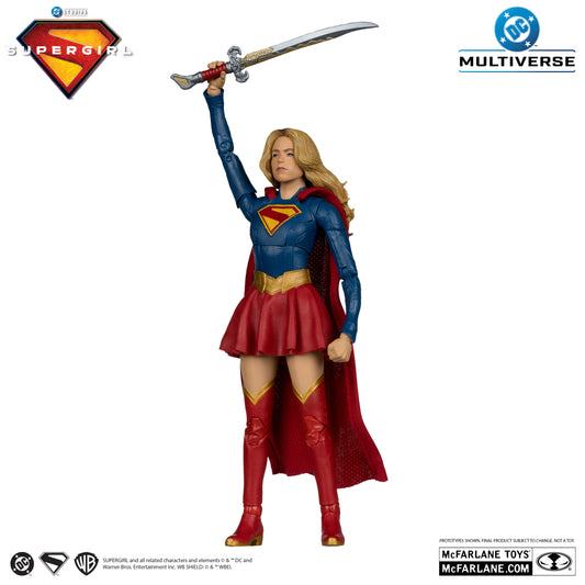 McFarlane Toys Supergirl Movie Supergirl And Puppy Krypto Deluxe Theatrical Edition