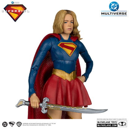 McFarlane Toys Supergirl Movie Supergirl And Puppy Krypto Deluxe Theatrical Edition