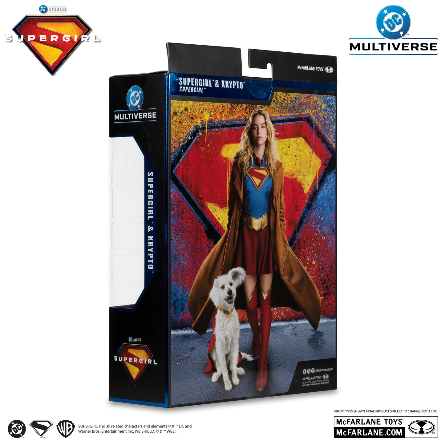 McFarlane Toys Supergirl Movie Supergirl And Krypto Deluxe Theatrical Edition Gold Label