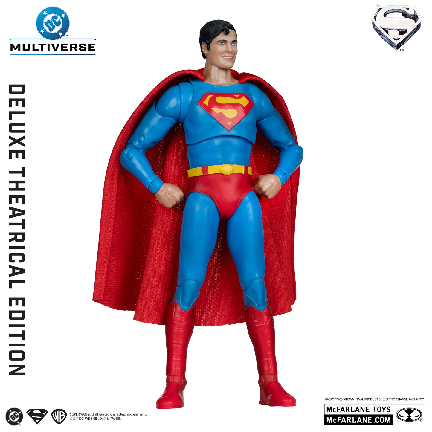McFarlane Toys Superman: The Movie 1978 Superman Deluxe Theatrical Edition