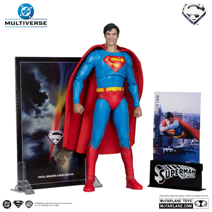 McFarlane Toys Superman: The Movie 1978 Superman Deluxe Theatrical Edition