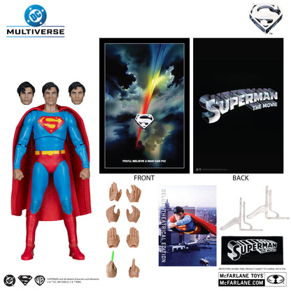 McFarlane Toys Superman: The Movie 1978 Superman Deluxe Theatrical Edition