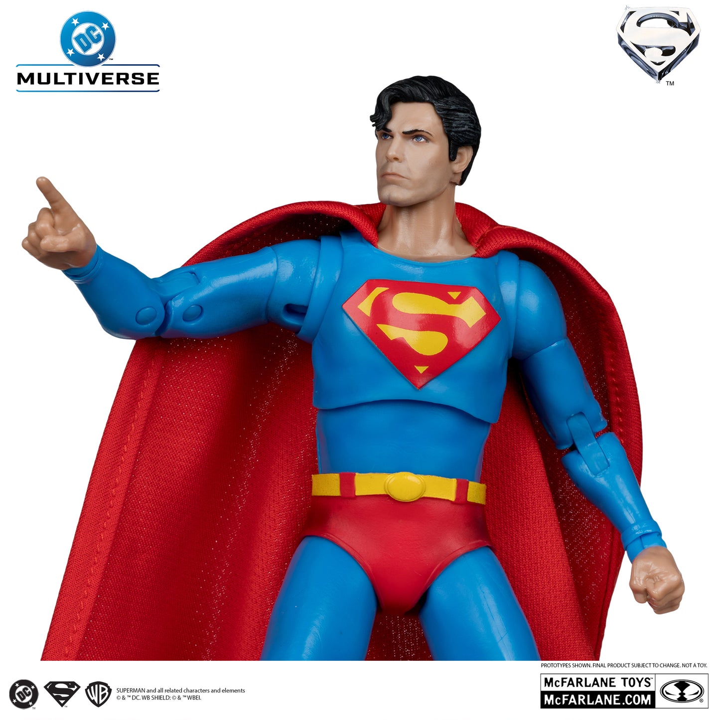 McFarlane Toys Superman: The Movie 1978 Superman Deluxe Theatrical Edition