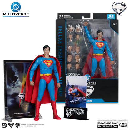 McFarlane Toys Superman: The Movie 1978 Superman Deluxe Theatrical Edition