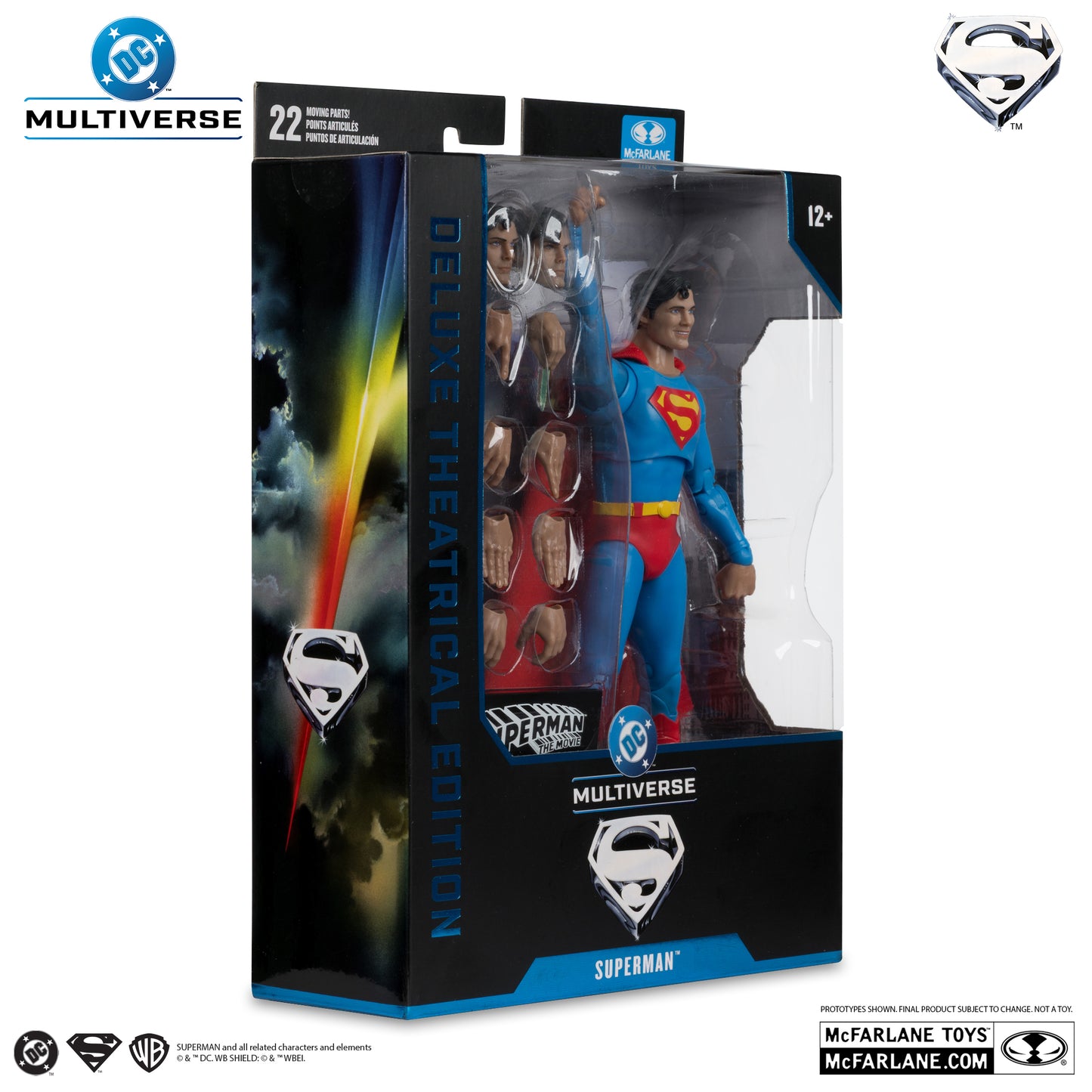 McFarlane Toys Superman: The Movie 1978 Superman Deluxe Theatrical Edition