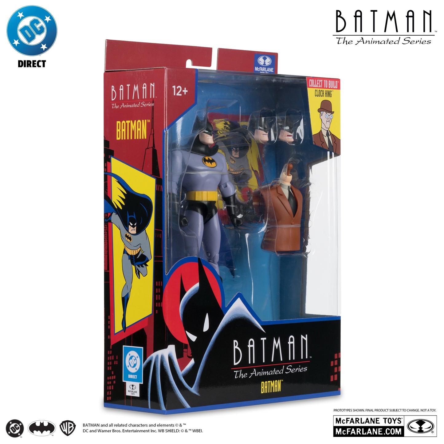 McFarlane Toys Batman: The Animated Series Batman With Alternate Expressions
