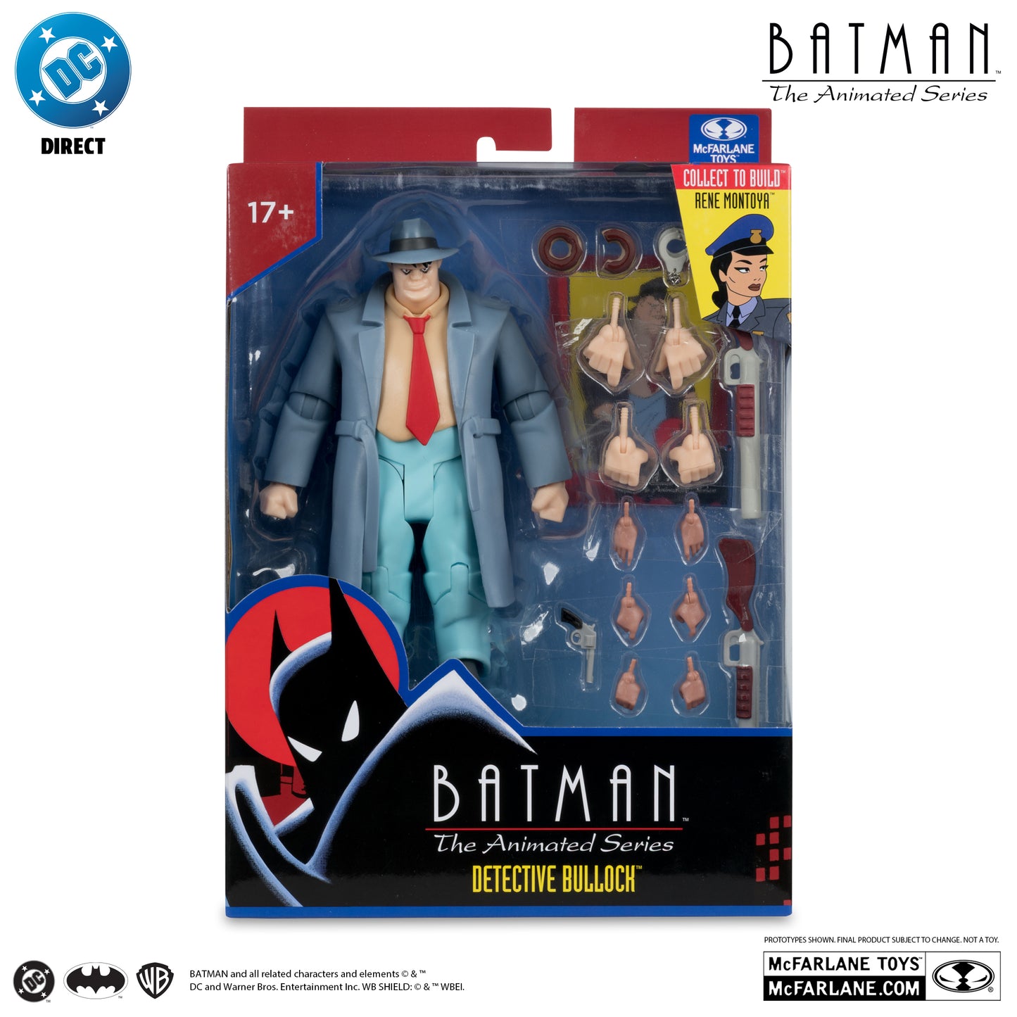 McFarlane Toys Batman: The Animated Series Build-A-Figure Wave 6 Set 4 Action Figures
