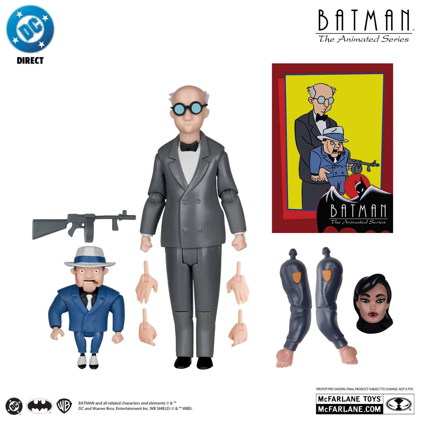 McFarlane Toys Batman: The Animated Series Ventriloquist & Scarface