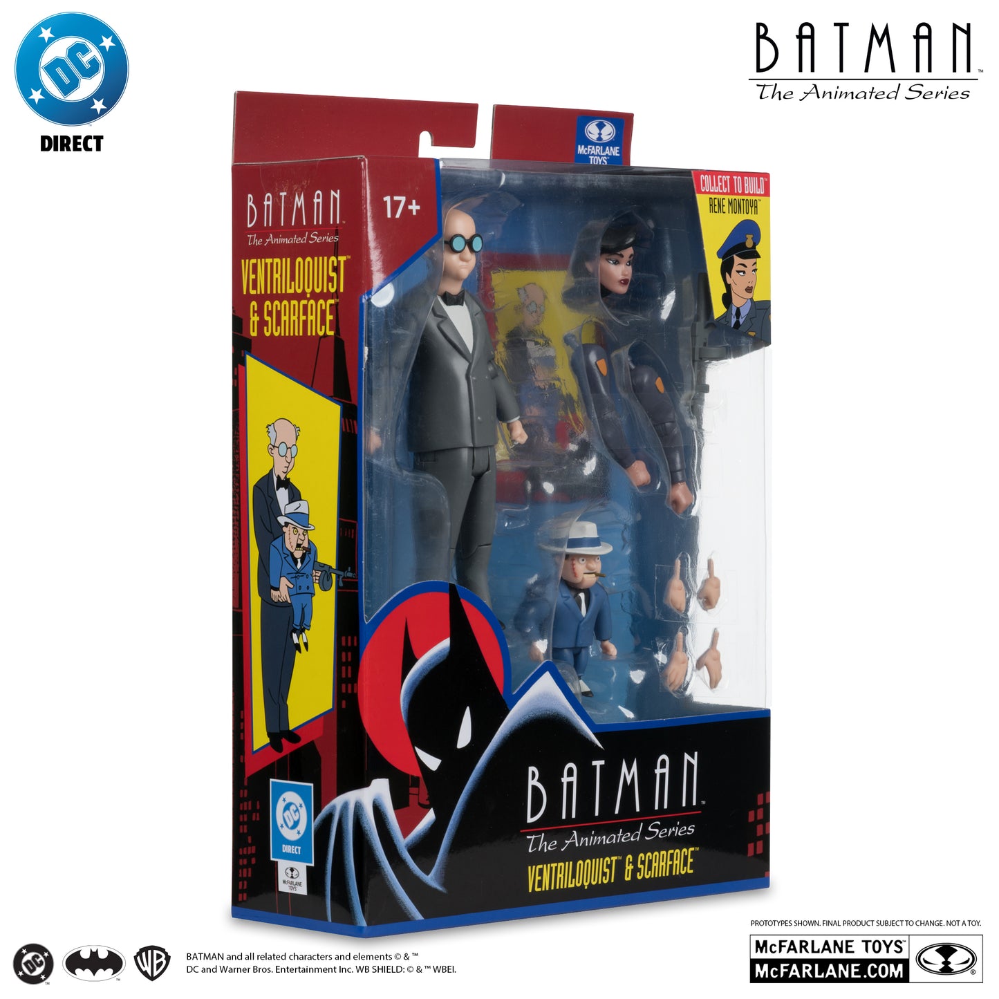 McFarlane Toys Batman: The Animated Series Ventriloquist & Scarface