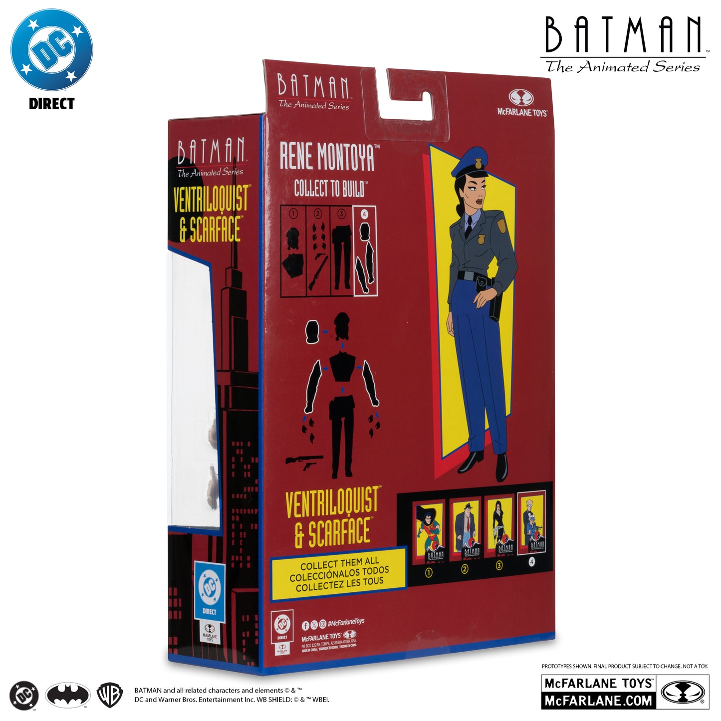 McFarlane Toys Batman: The Animated Series Ventriloquist & Scarface
