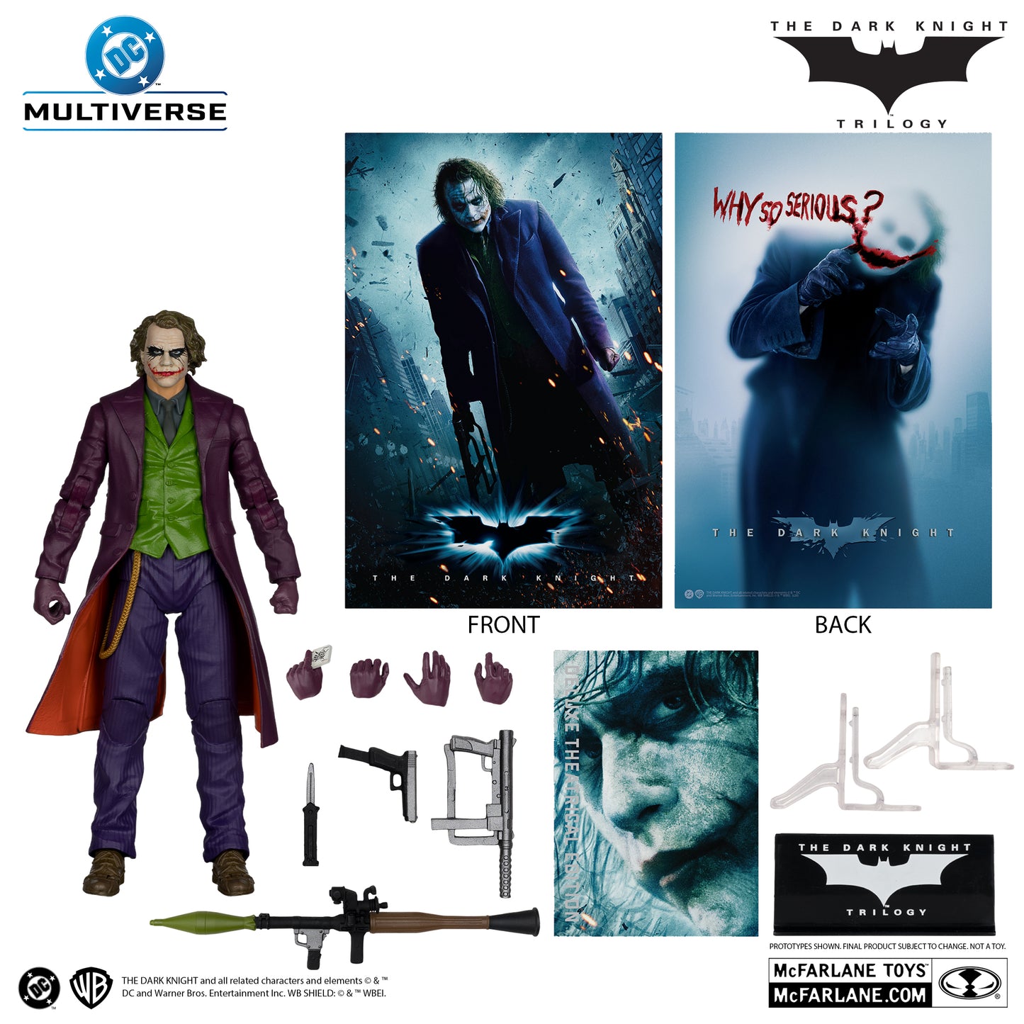 McFarlane Toys The Dark Knight The Joker Deluxe Theatrical Edition