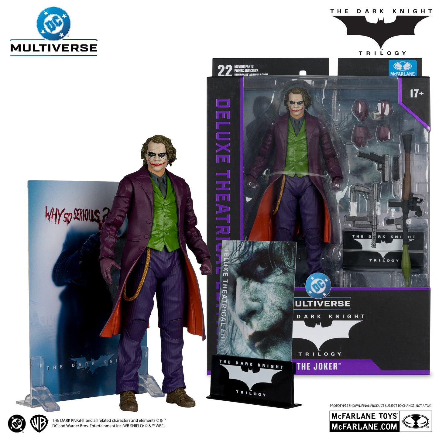 McFarlane Toys The Dark Knight The Joker Deluxe Theatrical Edition