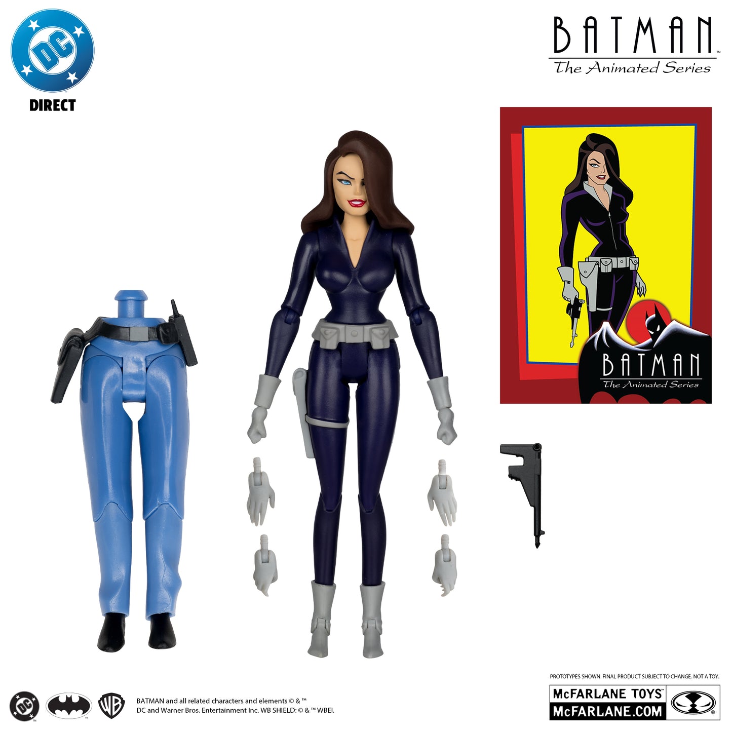 McFarlane Toys Batman: The Animated Series Build-A-Figure Wave 6 Set 4 Action Figures