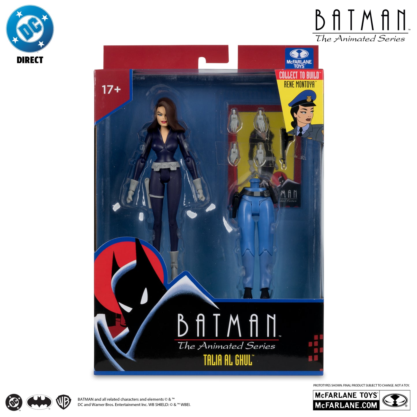 McFarlane Toys Batman: The Animated Series Build-A-Figure Wave 6 Set 4 Action Figures