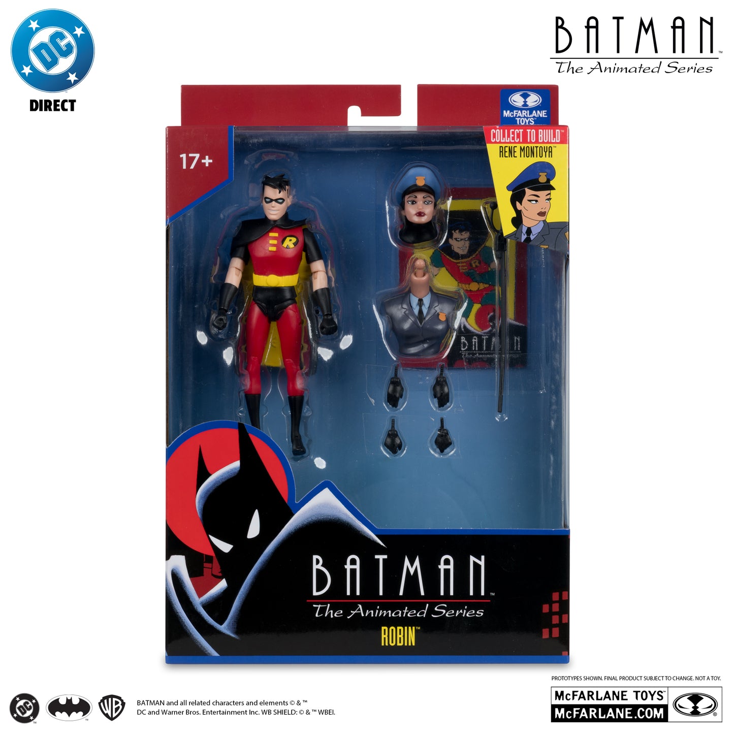McFarlane Toys Batman: The Animated Series Build-A-Figure Wave 6 Set 4 Action Figures