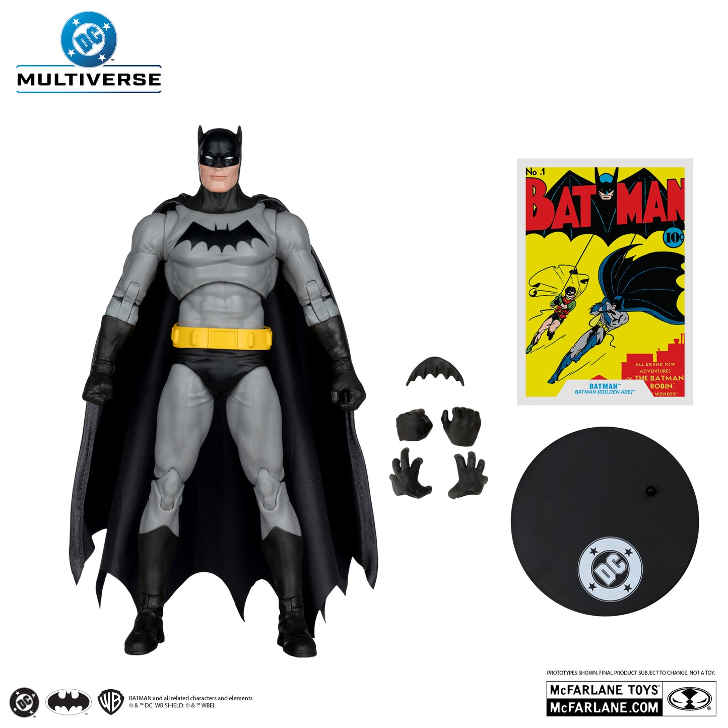 McFarlane Toys Batman - Golden Age - Red Platinum Edition