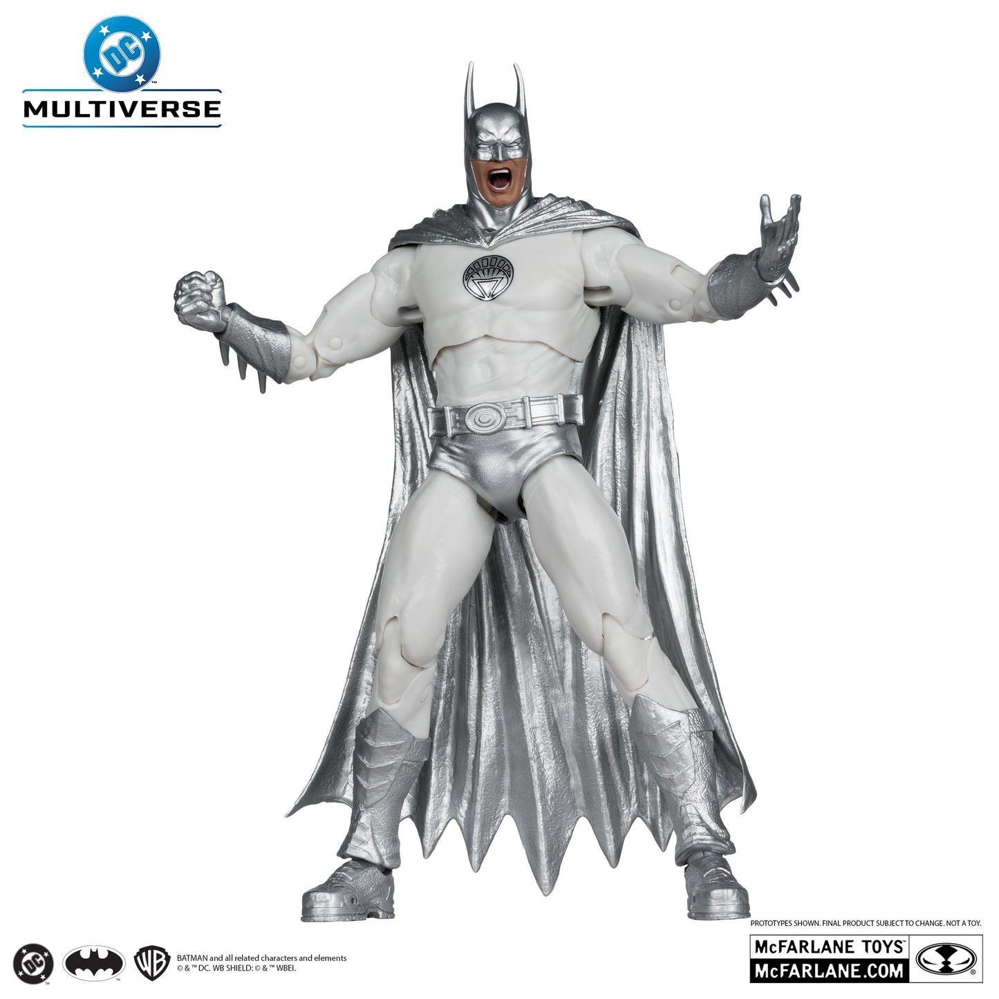 McFarlane Toys White Lantern Batman Brightest Day Red Platinum Edition