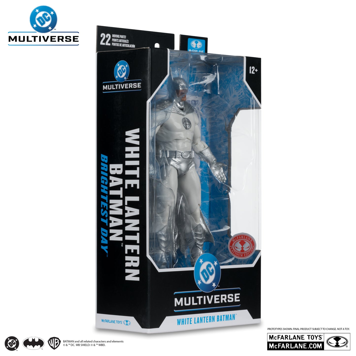 McFarlane Toys White Lantern Batman Brightest Day Red Platinum Edition