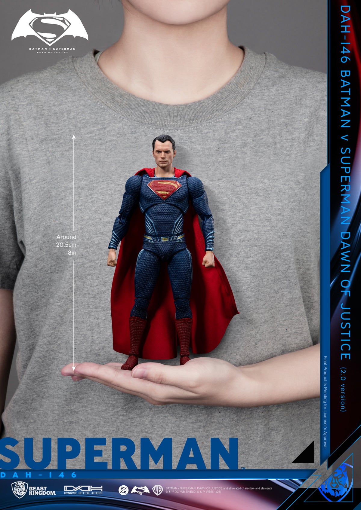 Beast Kingdom DAH-147 Batman V Superman: Dawn Of Justice Superman 2.0