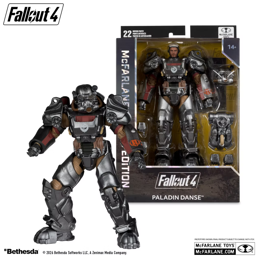 McFarlane Toys Fallout 4 Paladin Danse Gaming Edition