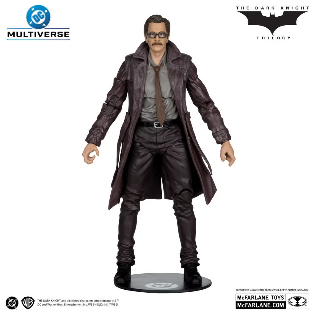 McFarlane Toys The Dark Knight Commissioner Gordon Deluxe Theatrical Edition