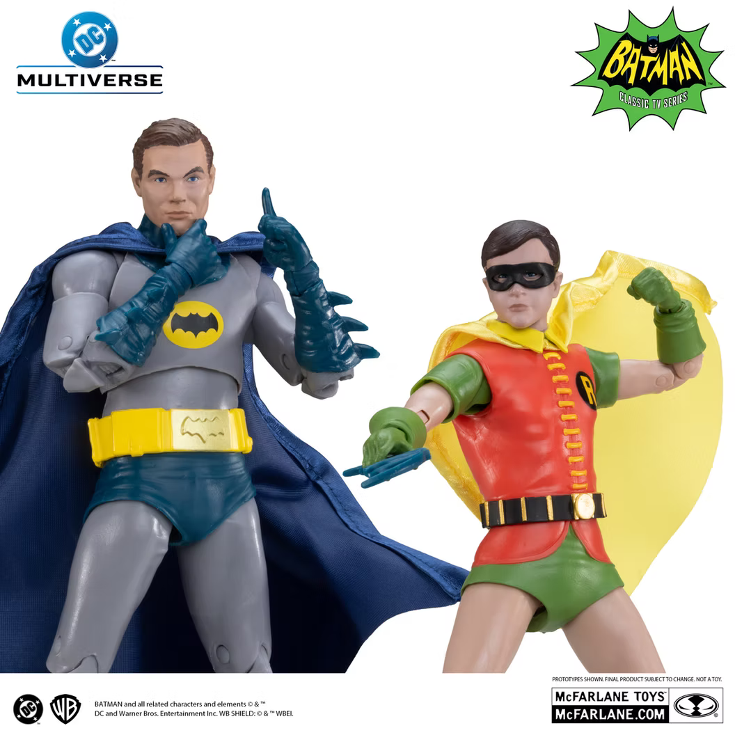 McFarlane Toys Batman 1966 Batman & Robin Collector Edition 2 Pack
