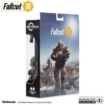McFarlane Toys Fallout 76 T-45 Military Armor Gaming Edition Red Platinum Edition