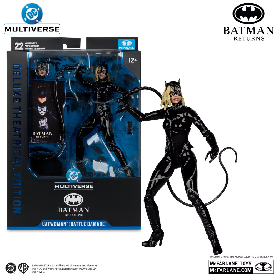 McFarlane Toys Batman Returns Catwoman - Battle Damage - Deluxe Theatrical Edition