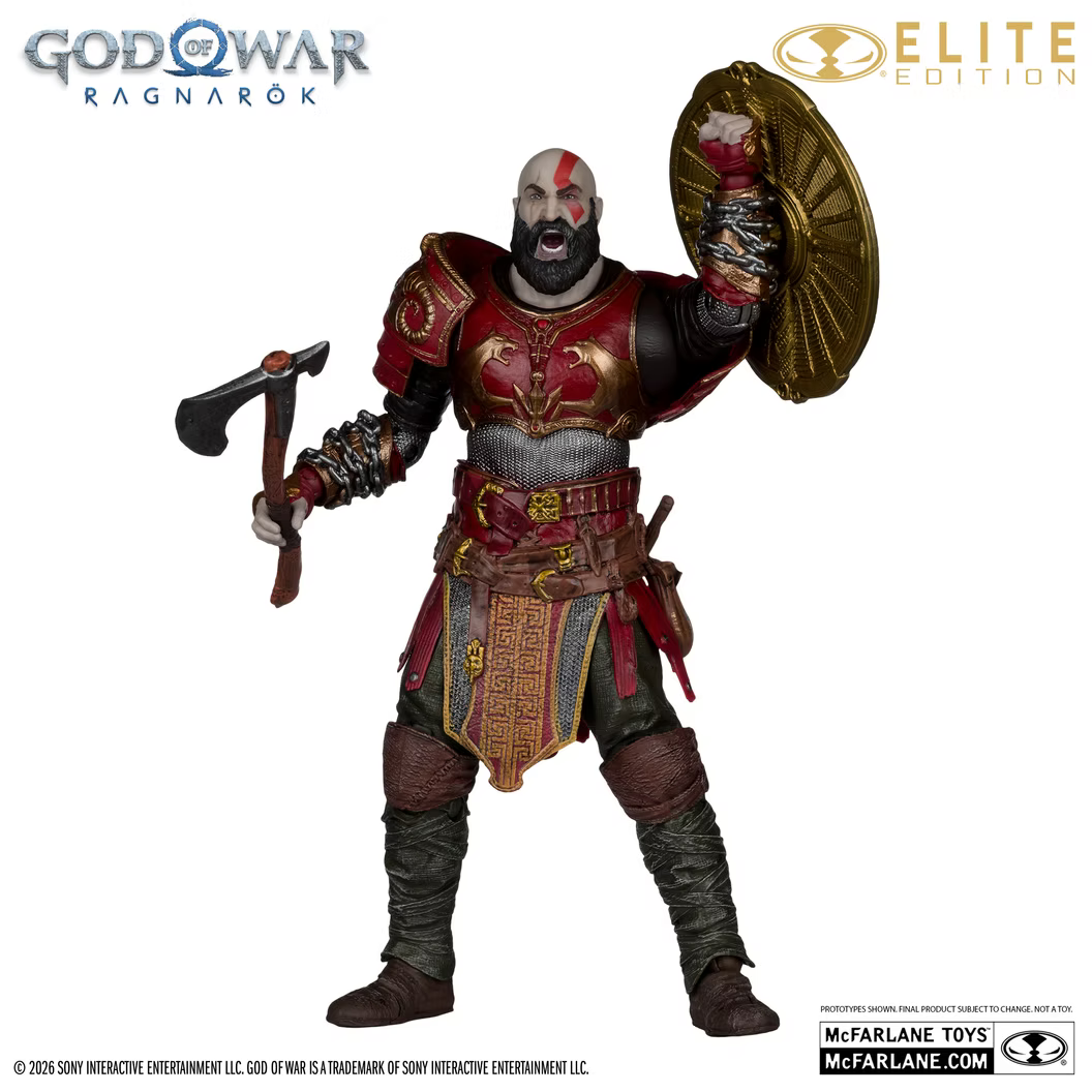 McFarlane Toys God Of War Ragnarök Kratos Ares Armor Elite Edition