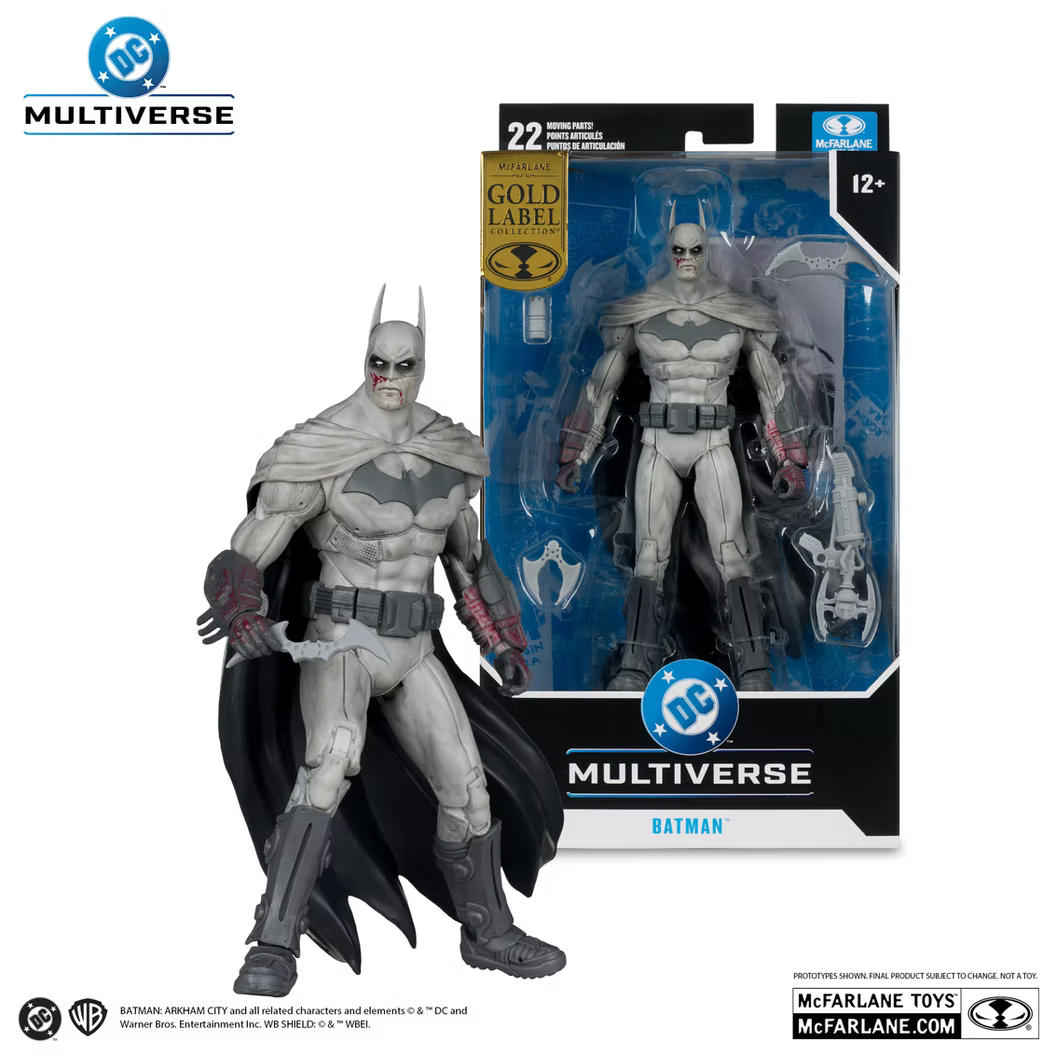 McFarlane Toys Batman Bloodied - Batman: Arkham City - Gold Label