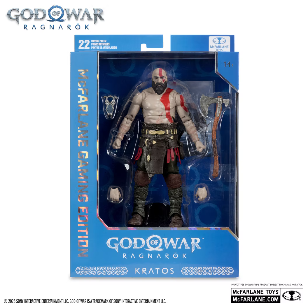 McFarlane Toys God Of War Ragnarök Kratos Gaming Edition