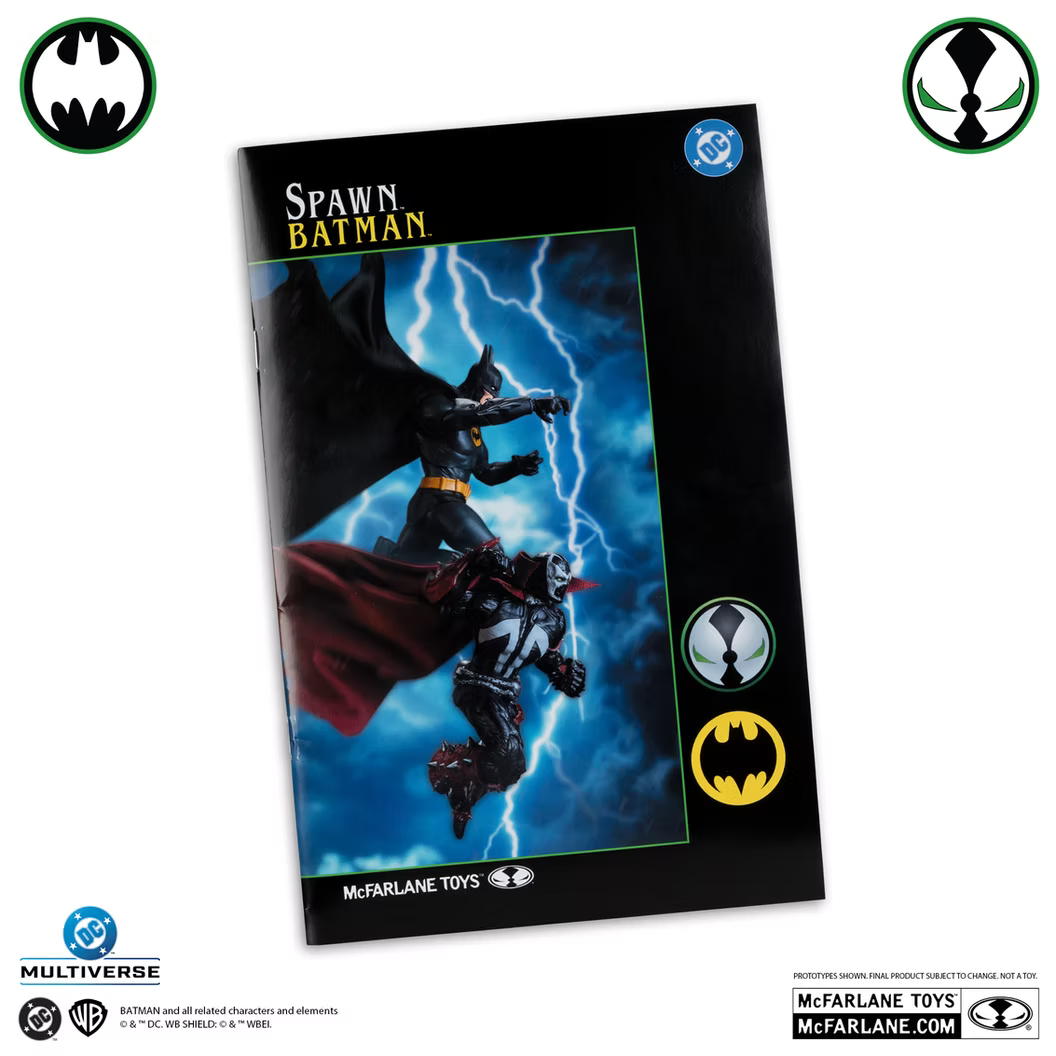 McFarlane Toys Batman & Spawn Collector Edition 2 Pack Gold Label