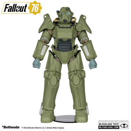 McFarlane Toys Fallout 76 T-45 Military Armor Gaming Edition Red Platinum Edition