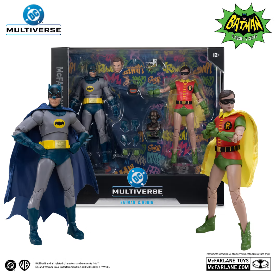 McFarlane Toys Batman 1966 Batman & Robin Collector Edition 2 Pack