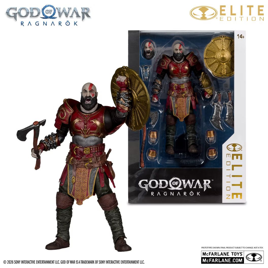 McFarlane Toys God Of War Ragnarök Kratos Ares Armor Elite Edition