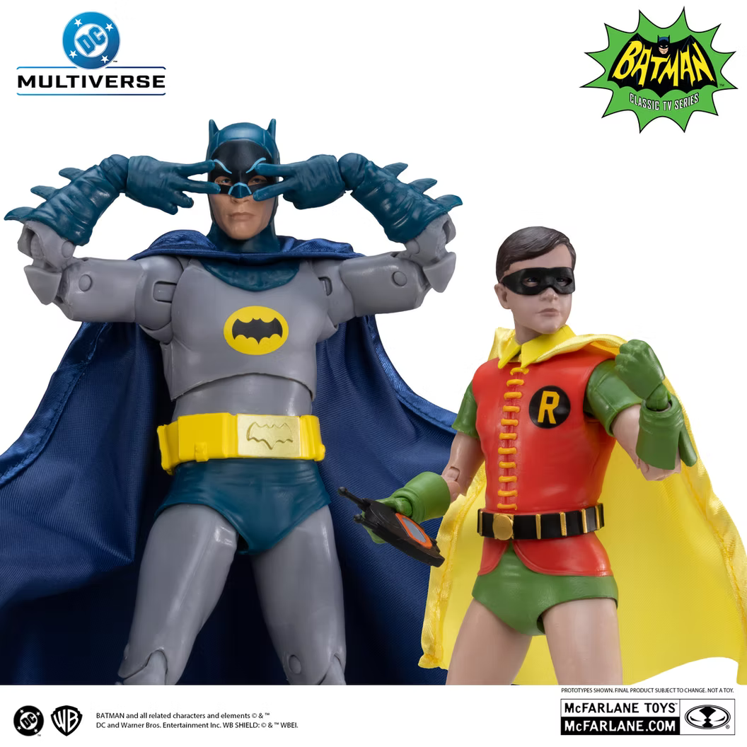 McFarlane Toys Batman 1966 Batman & Robin Collector Edition 2 Pack
