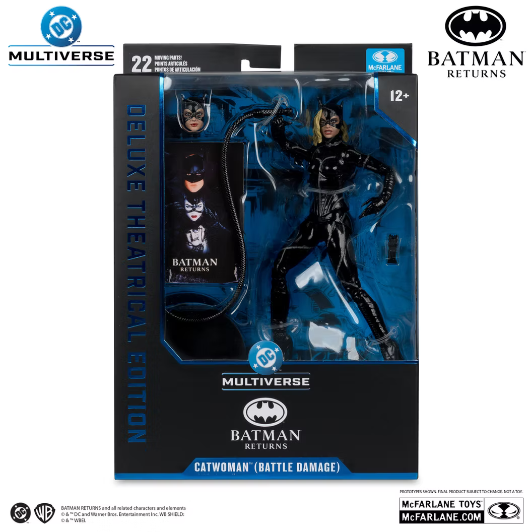 McFarlane Toys Batman Returns Catwoman - Battle Damage - Deluxe Theatrical Edition