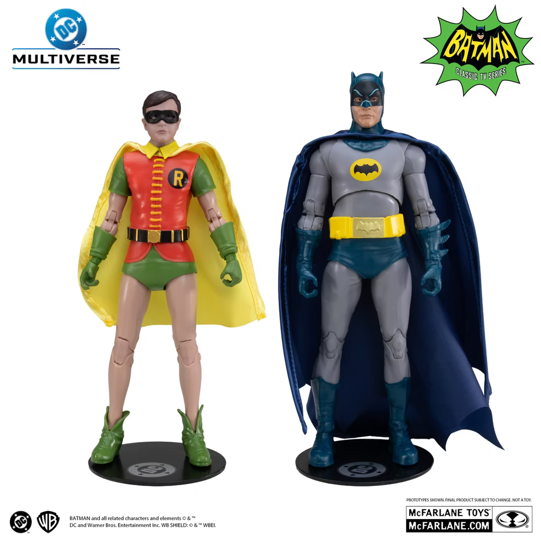 McFarlane Toys Batman 1966 Batman & Robin Collector Edition 2 Pack