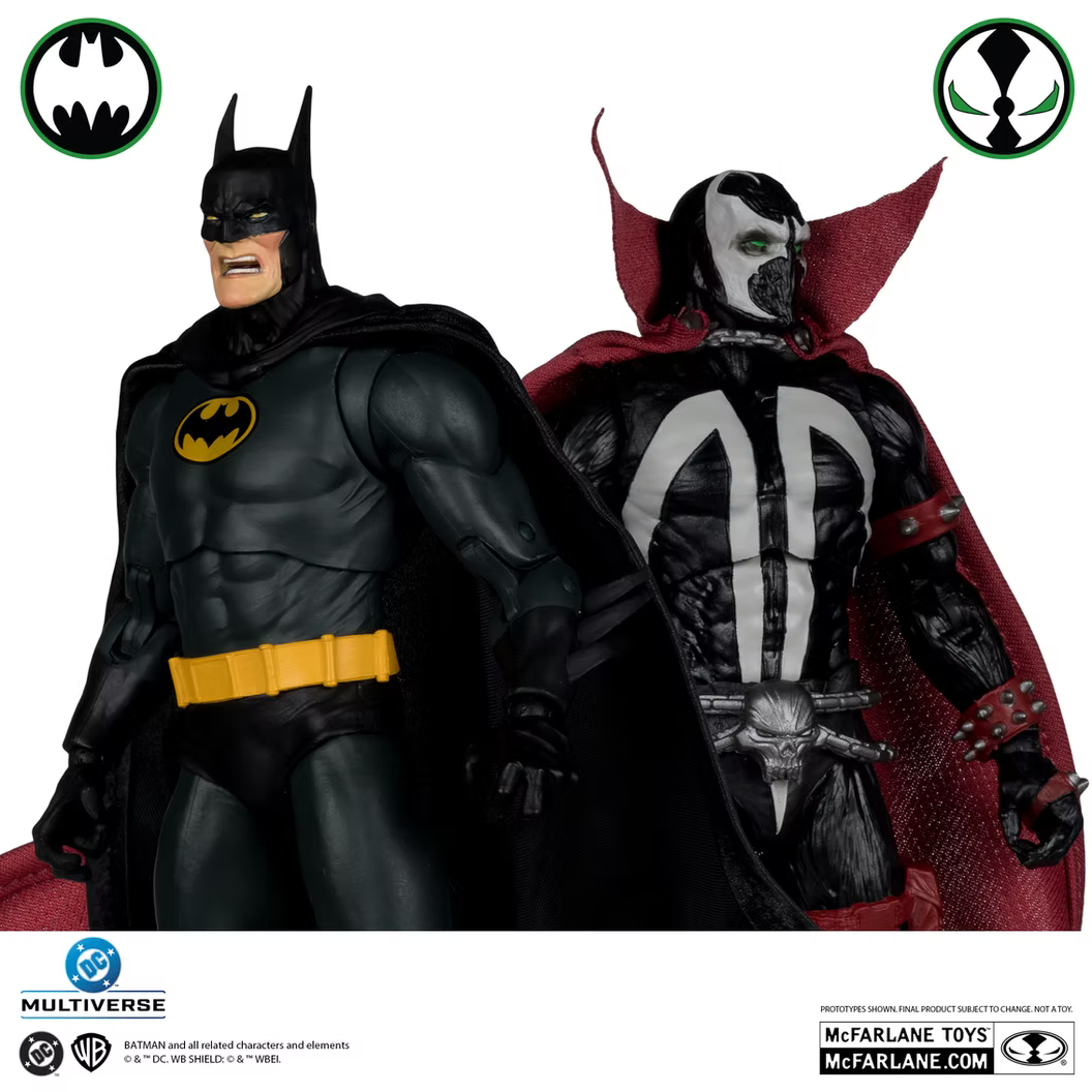 McFarlane Toys Batman & Spawn Collector Edition 2 Pack Gold Label