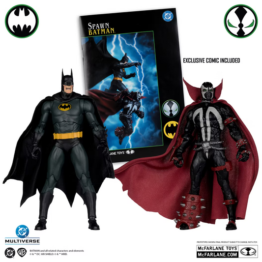 McFarlane Toys Batman & Spawn Collector Edition 2 Pack Gold Label