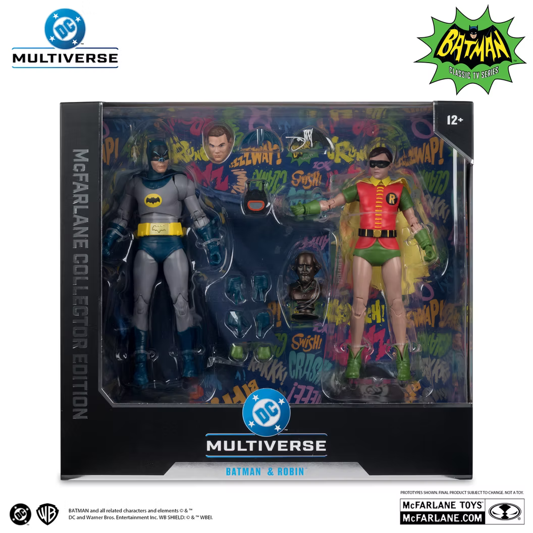 McFarlane Toys Batman 1966 Batman & Robin Collector Edition 2 Pack