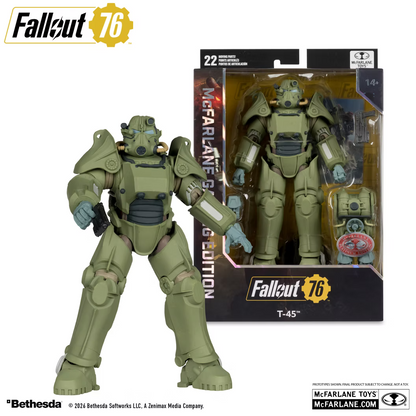 McFarlane Toys Fallout 76 T-45 Military Armor Gaming Edition Red Platinum Edition
