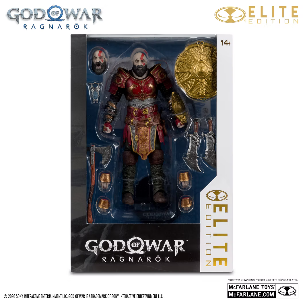 McFarlane Toys God Of War Ragnarök Kratos Ares Armor Elite Edition