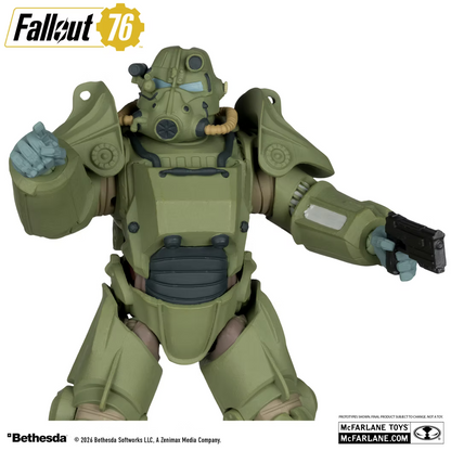 McFarlane Toys Fallout 76 T-45 Military Armor Gaming Edition Red Platinum Edition