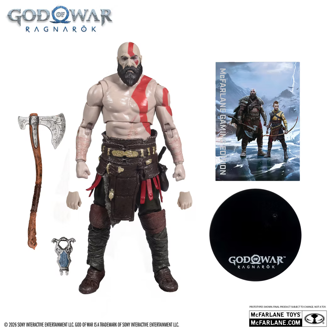 McFarlane Toys God Of War Ragnarök Kratos Gaming Edition