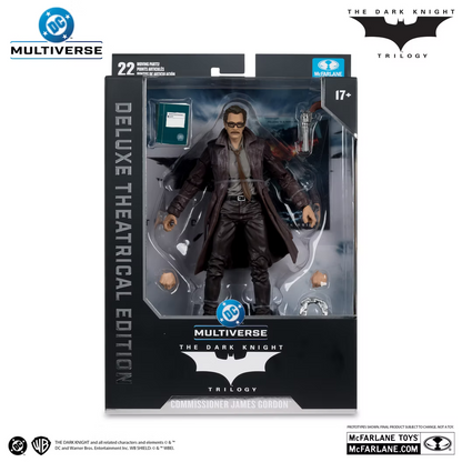 McFarlane Toys The Dark Knight Commissioner Gordon Deluxe Theatrical Edition