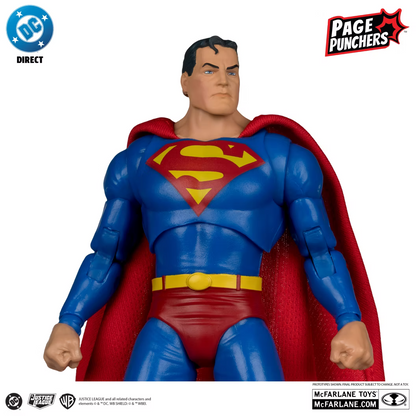 McFarlane Toys DC Page Punchers Justice #1 Superman Red Platinum Edition