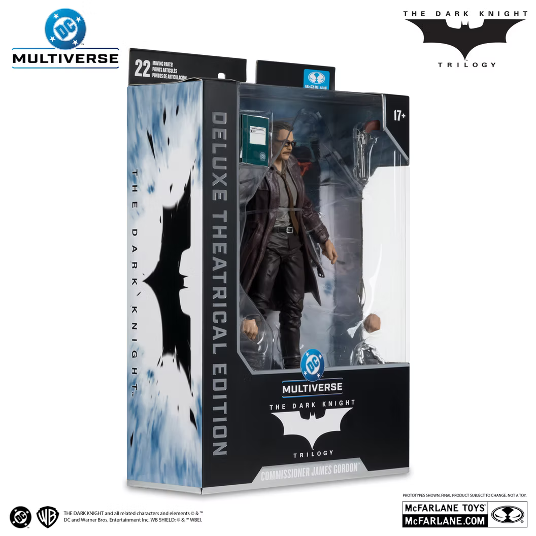 McFarlane Toys The Dark Knight Commissioner Gordon Deluxe Theatrical Edition