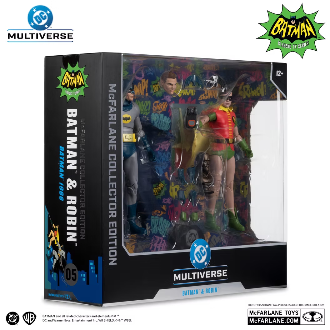 McFarlane Toys Batman 1966 Batman & Robin Collector Edition 2 Pack